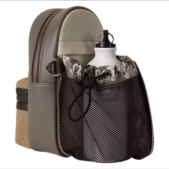 Mickey & Friends Canvas Drink Holder Crossbody Bag - Picture 4 of 5